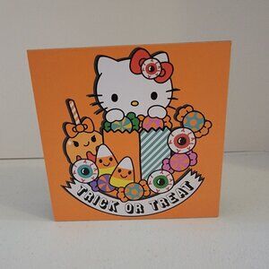 Hello Kitty Sanrio Wall Decor Halloween Block - New